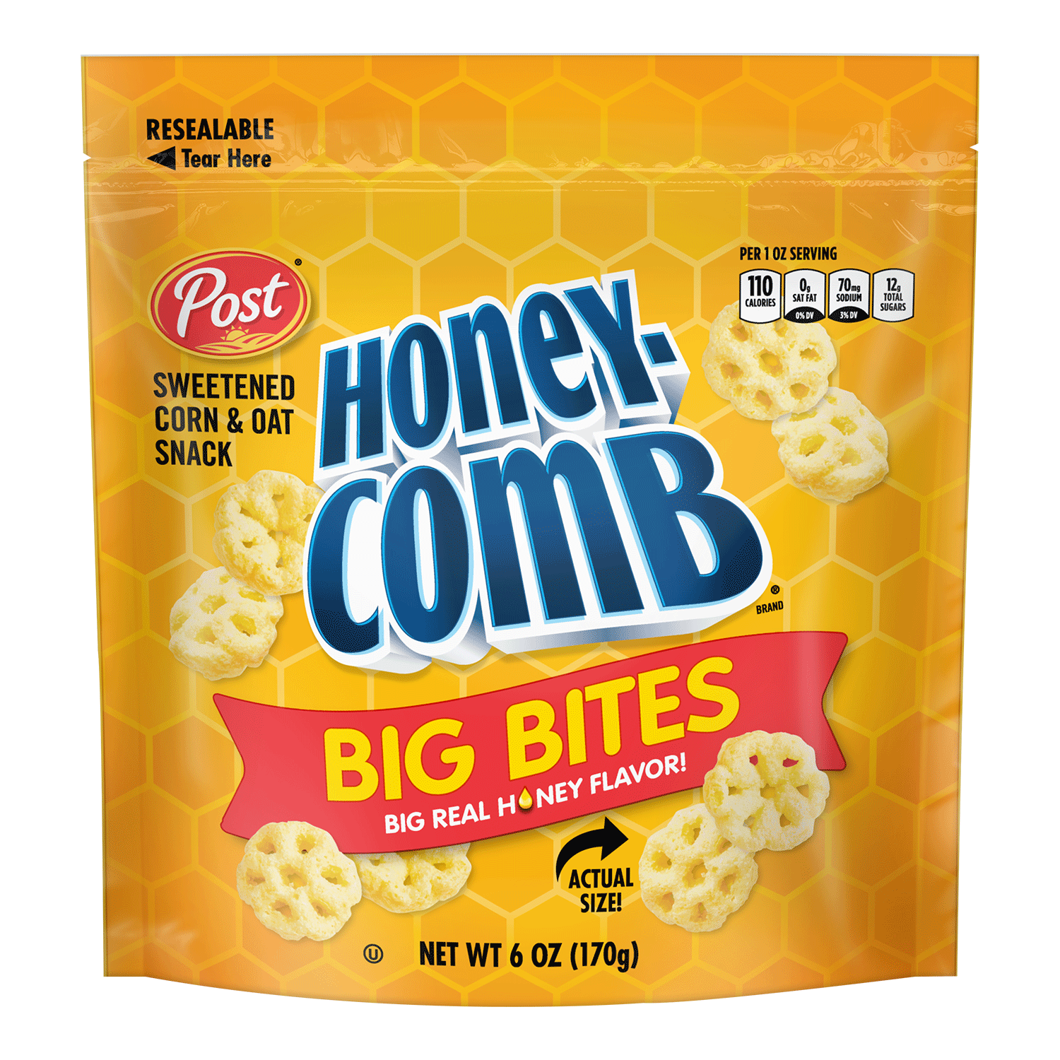 Honeycomb Big Bites Product Packaging