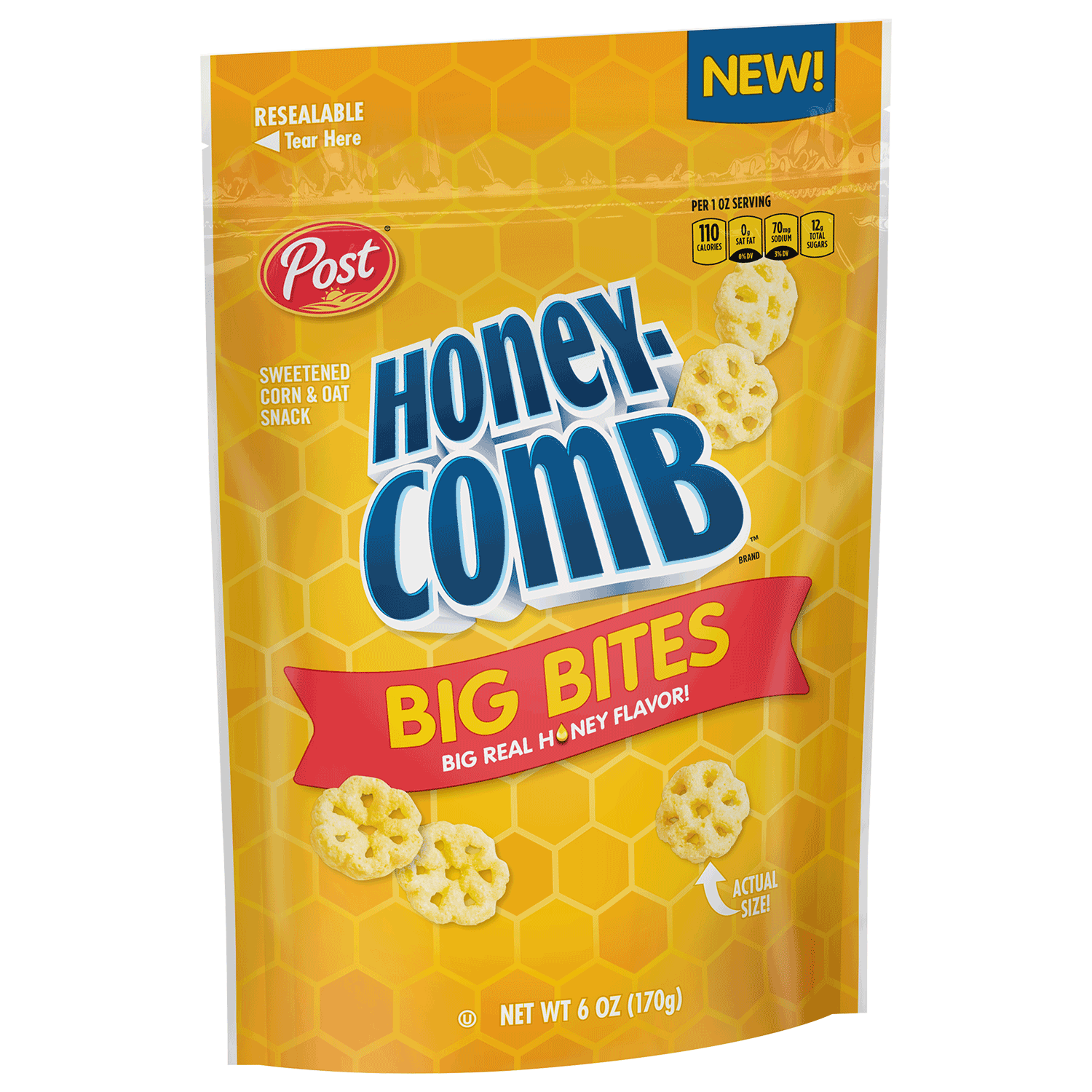 Honeycomb Big Bites Product Packaging