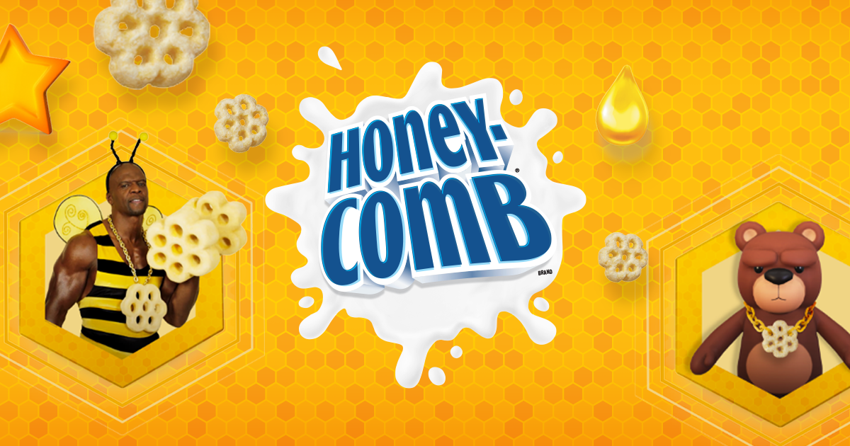 Honeycomb Cereal AR game on mobile